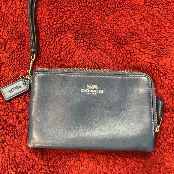 Coach wallet Blue retail:$275 - Picture 3 of 7
